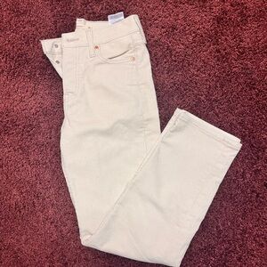 Levi's Cream Straight Leg corduroys